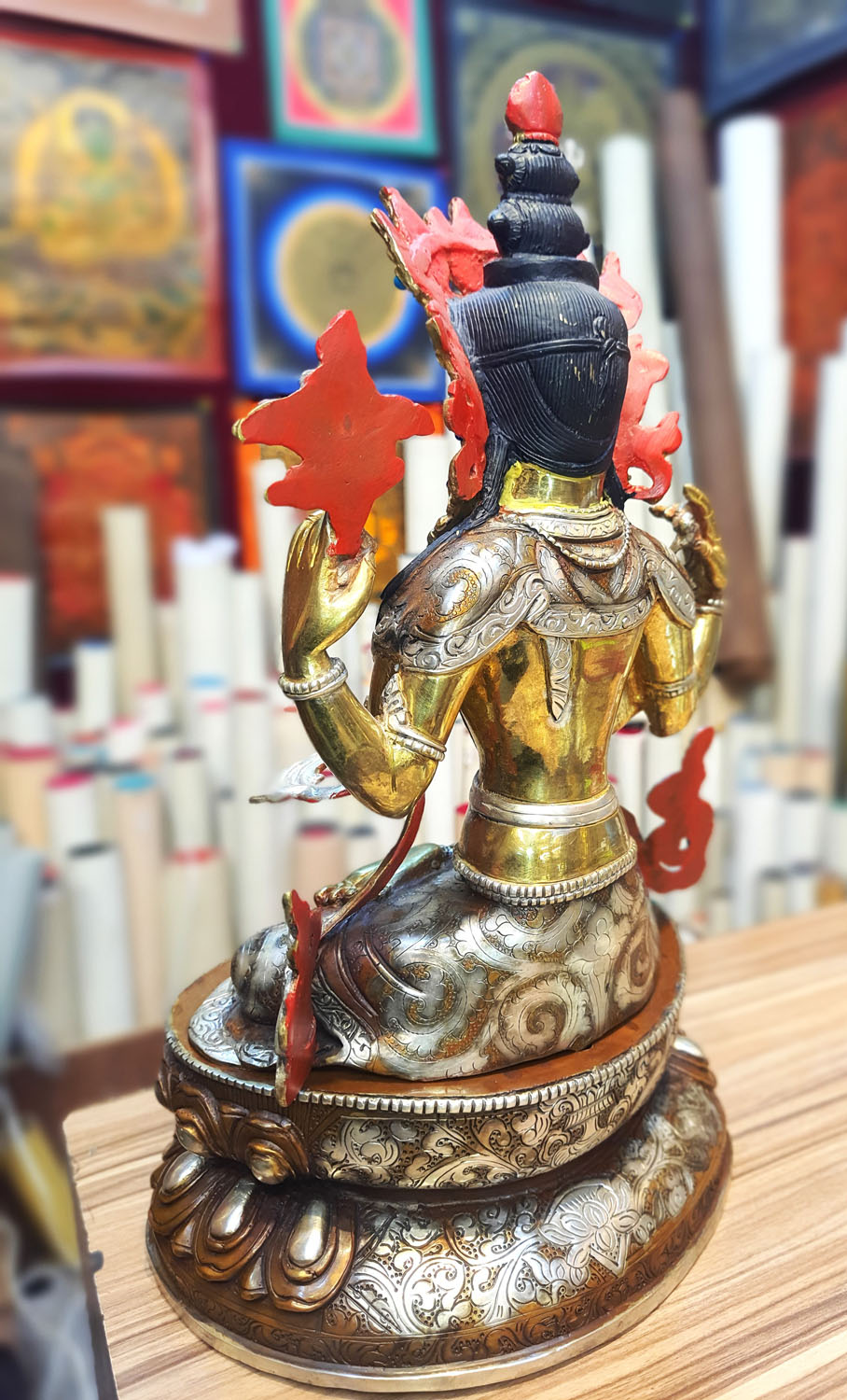 Chenrezig Statue Hand Made From Nepal