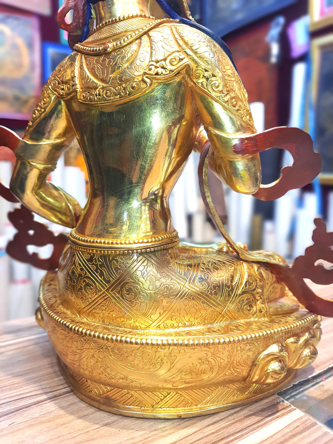 Original Vajrasattva Hand-Made Statue From Nepal