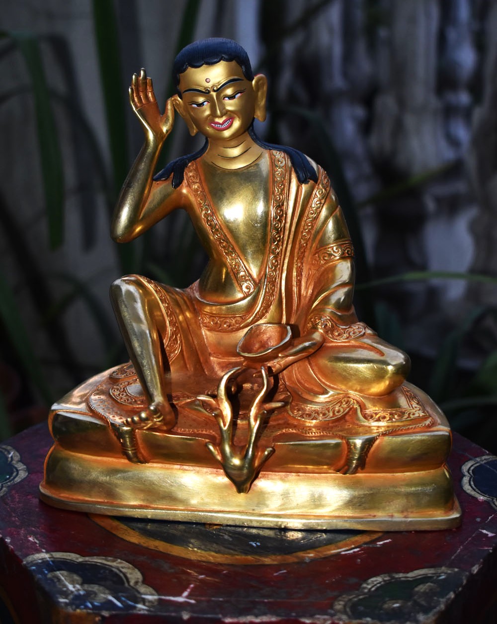 Milarepa Hand Made Masterpiece Statue From Nepal