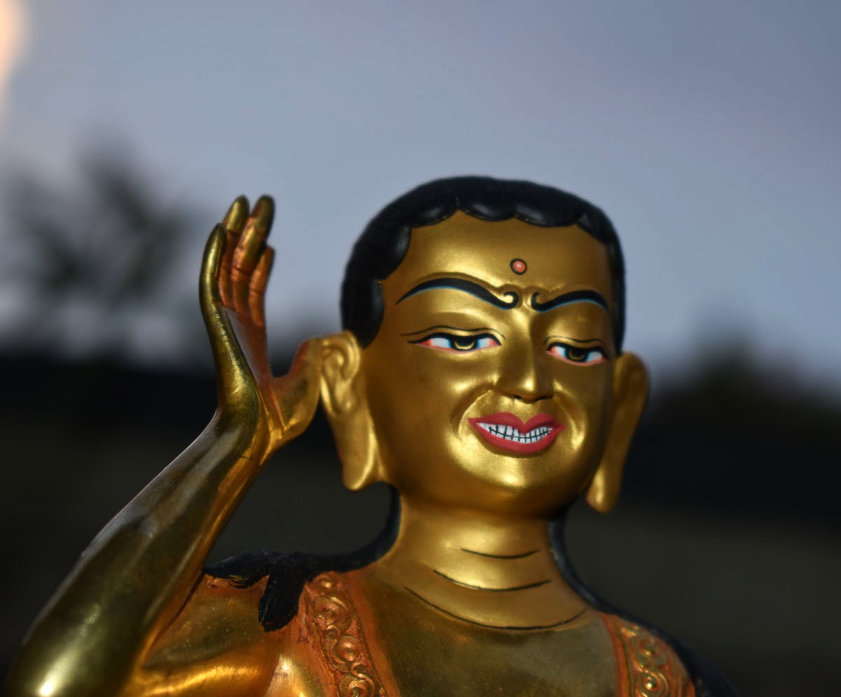 Milarepa Hand Made Masterpiece Statue From Nepal