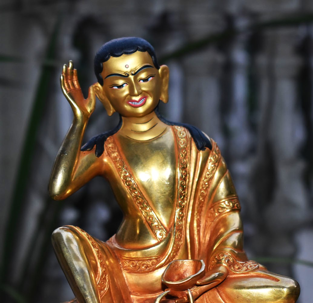 Milarepa Hand Made Masterpiece Statue From Nepal