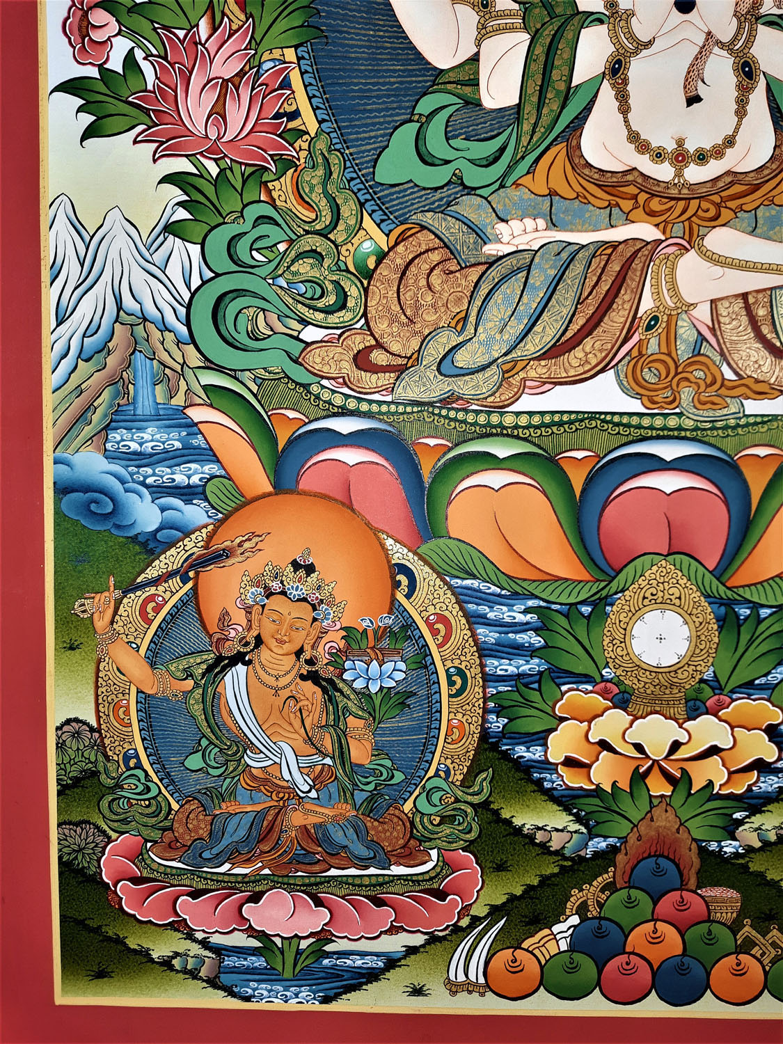 Chenrezig Masterpiece Thangka Painting