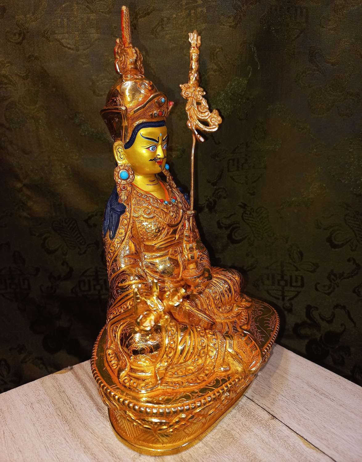 Guru Rinpoche Statue From Nepal