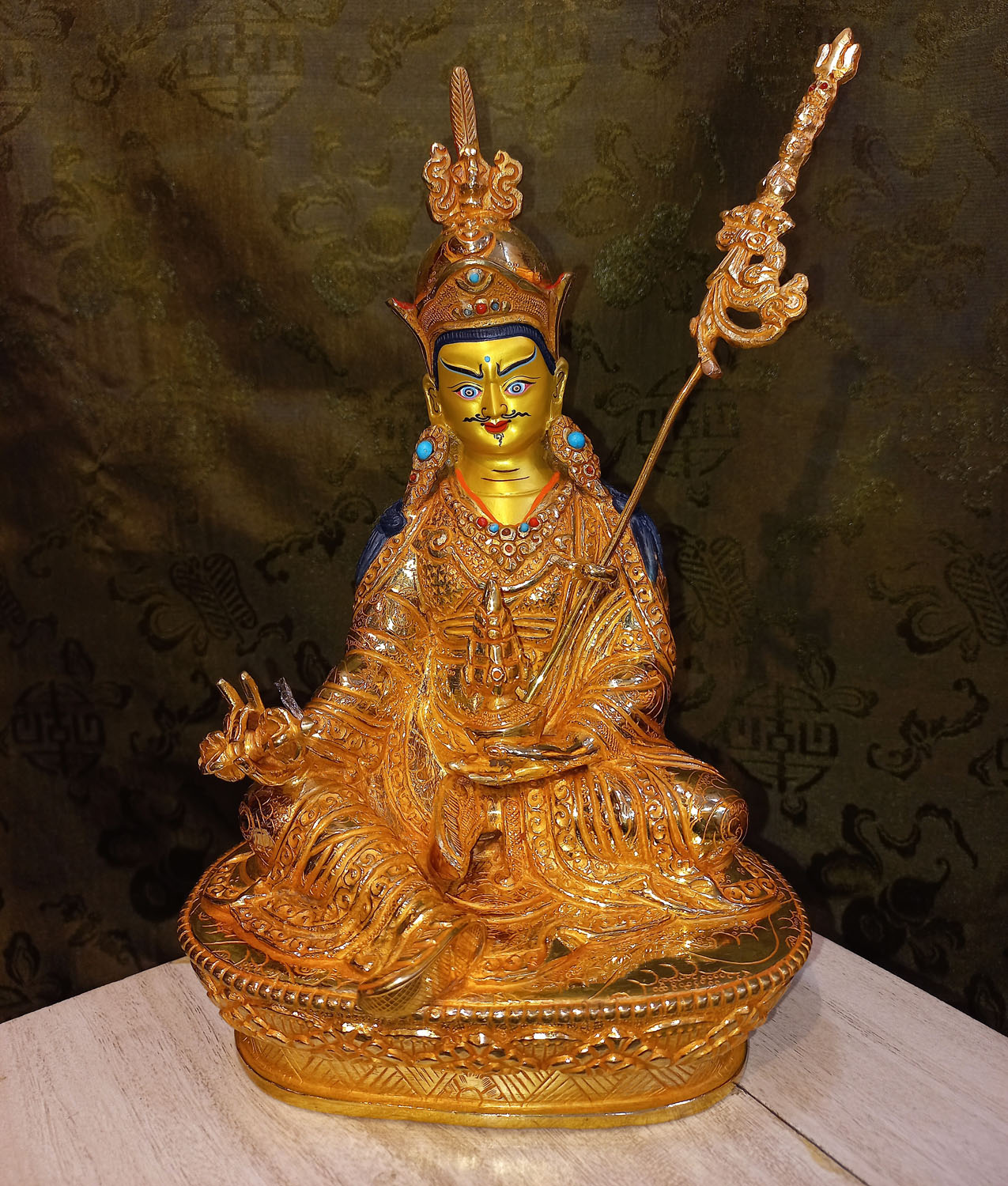 Guru Rinpoche Statue From Nepal