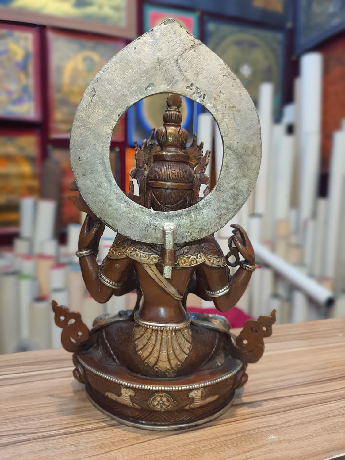 Chenrezig Masterpiece Hand Made Statue From Nepal