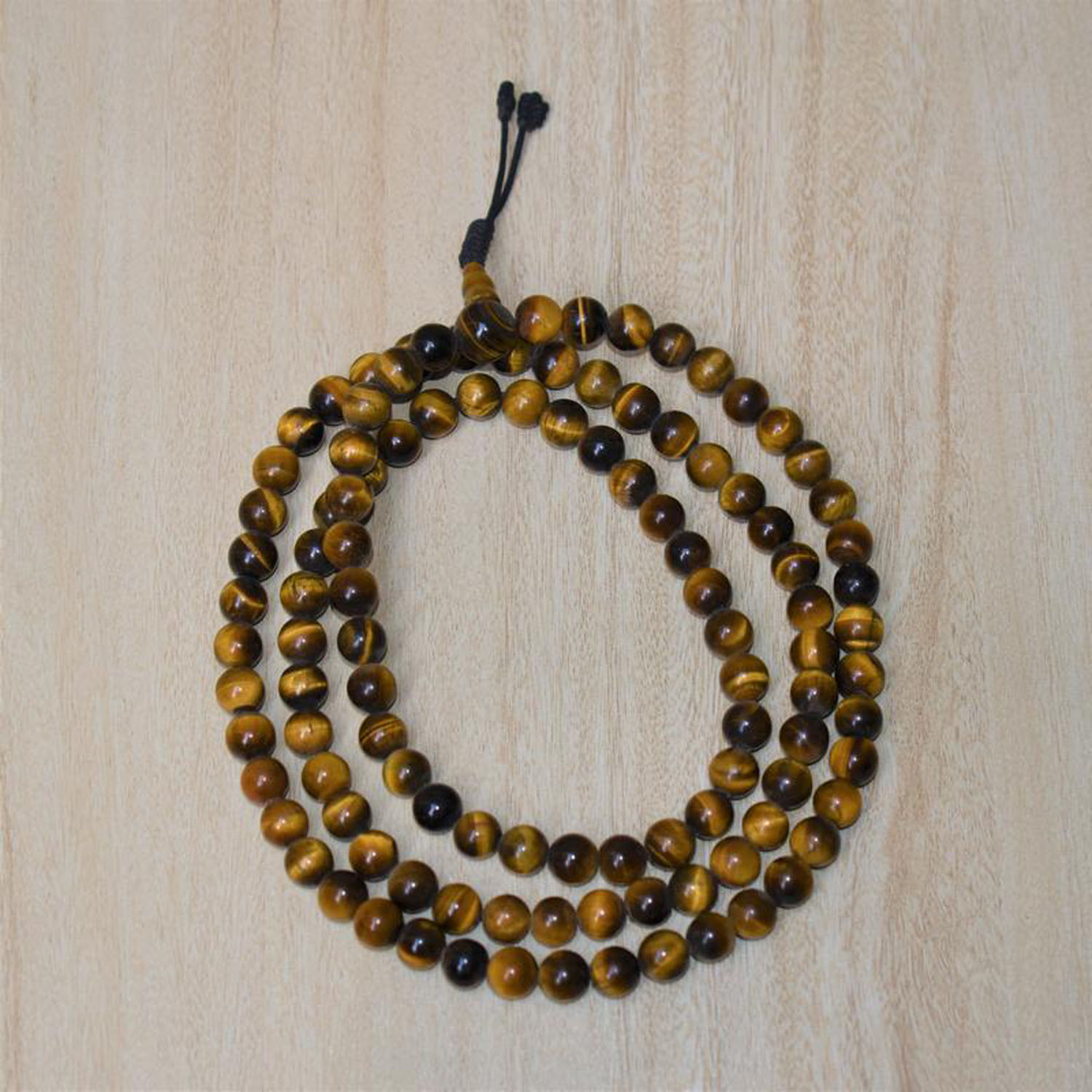 Tiger Eye 108 Beads Mala From Nepal