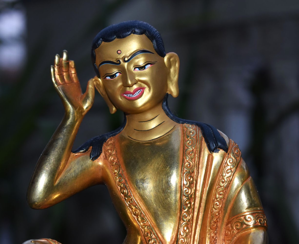 Milarepa Hand Made Masterpiece Statue From Nepal