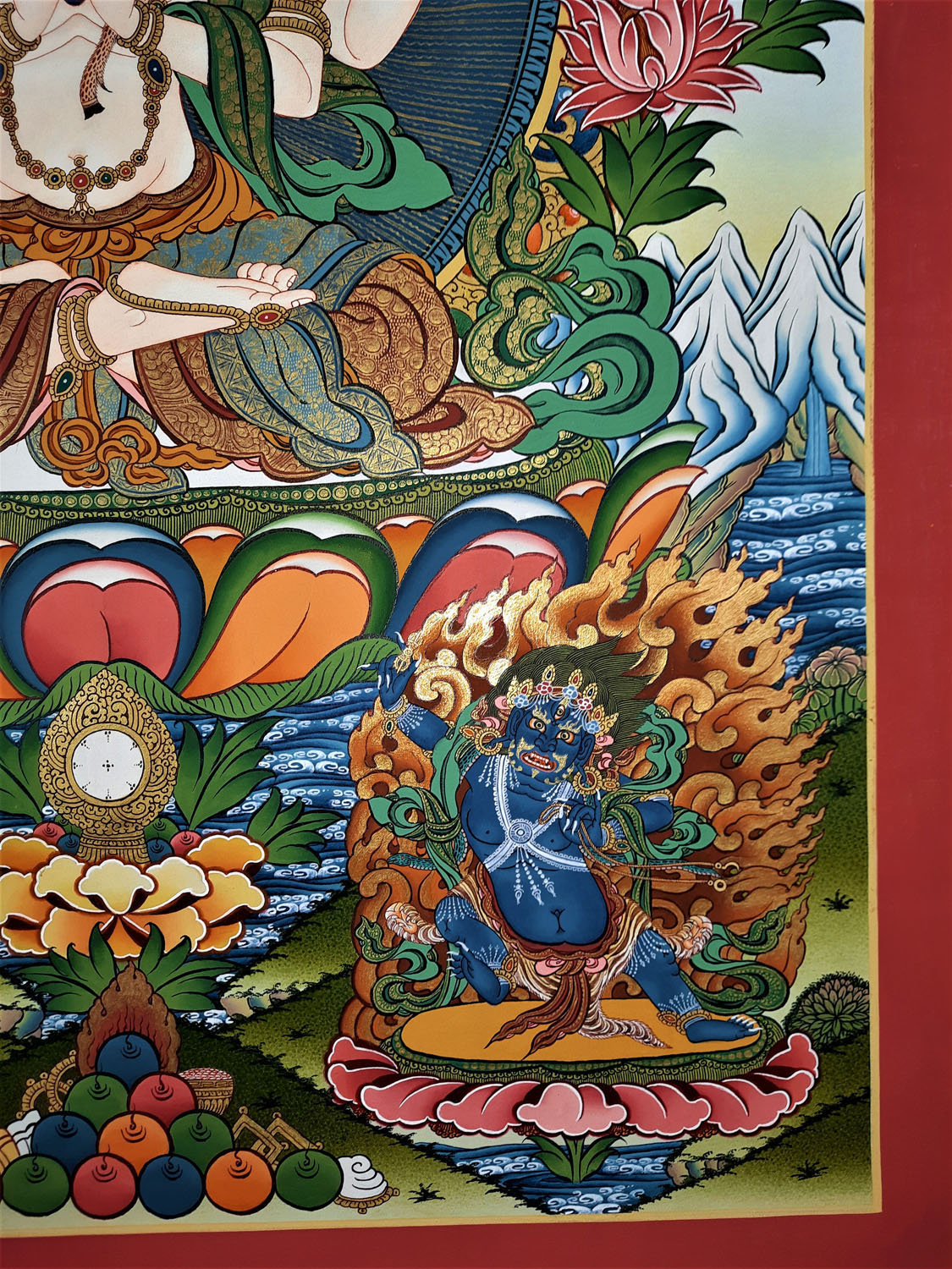 Chenrezig Masterpiece Thangka Painting