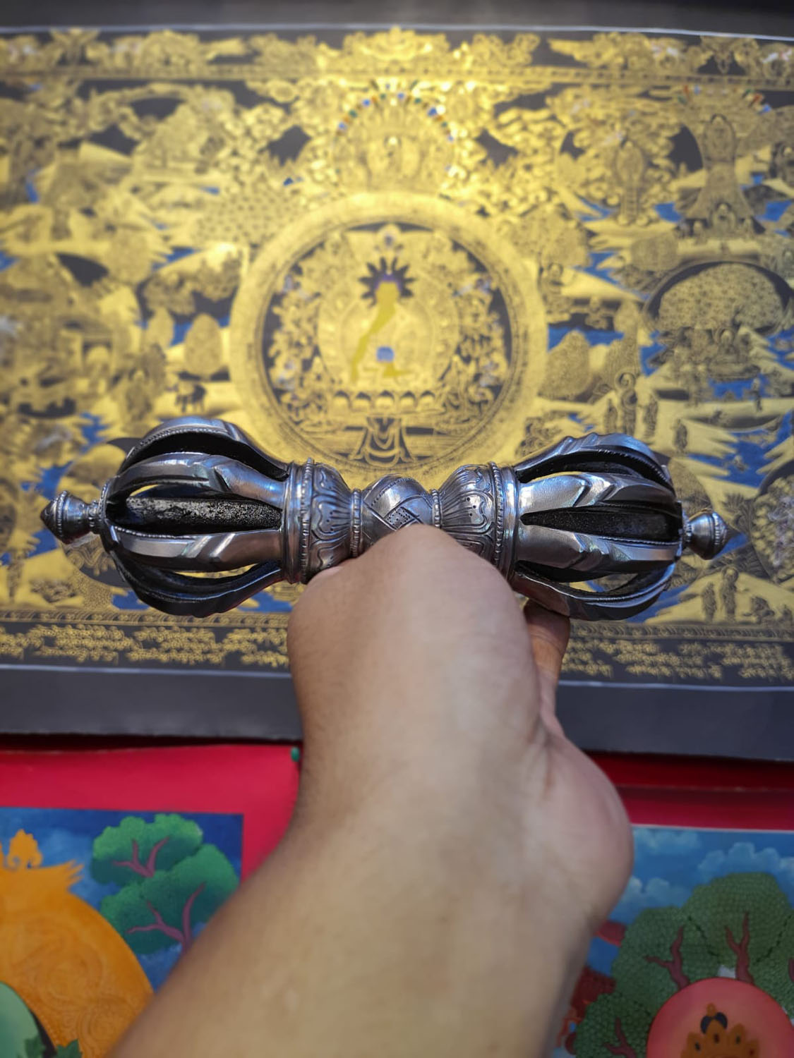 Iron Masterpiece Vajra Hand-Made From Nepal